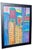 Contemporary Original Cityscape Skyline Oil Pastel Art Framed For Sale - Image 3 of 12