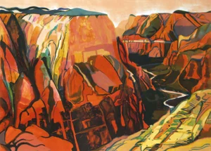 Susan Shatter "Grand Canyon" Lithograph