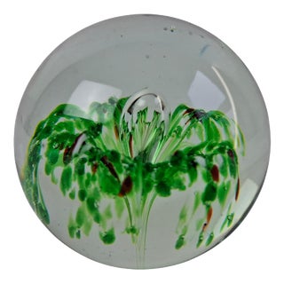 Mid-Century Art Glass Paperweight, Czechoslovakia, 1960s For Sale