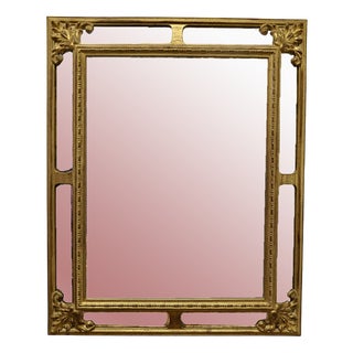 French Gilt Cushion Mirror, 1920s For Sale