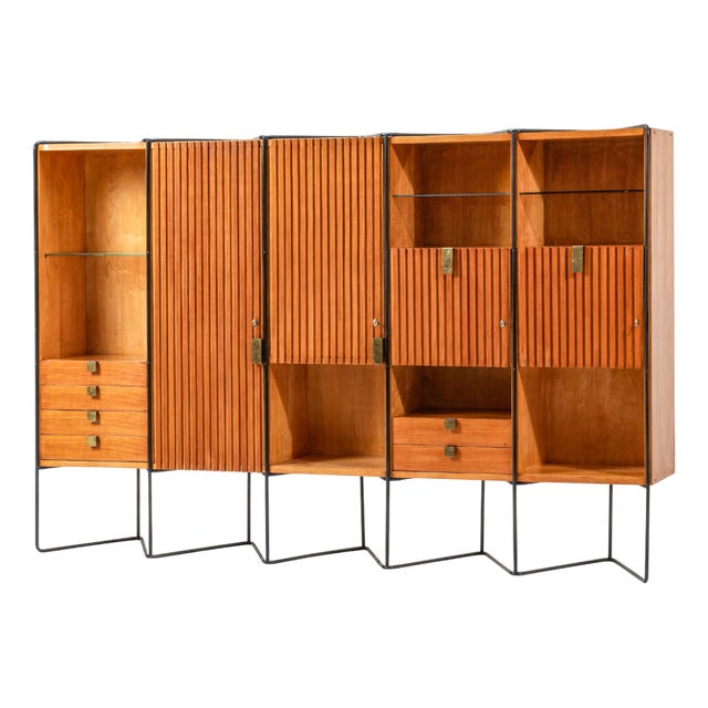 Bookcase by Taichiro Nakai for La Permanente Mobili Cantù, 1953 For Sale