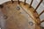 Mid 19th Century Antique French Country Colonial Chestnut Oak Wood Small Bowed Windsor Arm Chair For Sale - Image 5 of 12