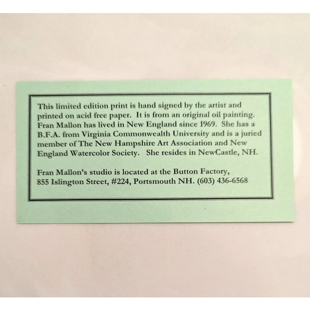 Signed Limited Edition Print of Oil Painting of Italian Countryside For Sale In Portland, ME - Image 6 of 7