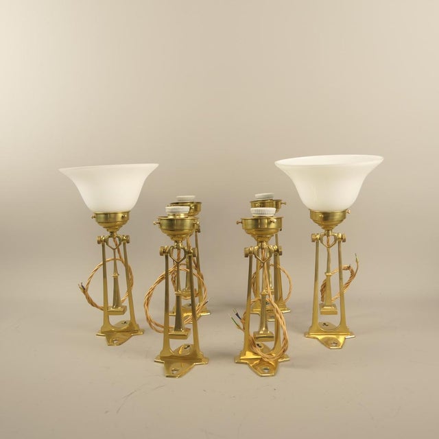 Semi-Cardanic Wall Lamp from Wiener Werkstätte, Vienna, 1920s For Sale - Image 13 of 18