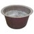 Metal Antique Copper Cauldron, 19th Century For Sale - Image 7 of 7