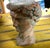 Flower Girl Kissing Bust Copper Patina Indoor Outdoor Head Planter For Sale - Image 13 of 15