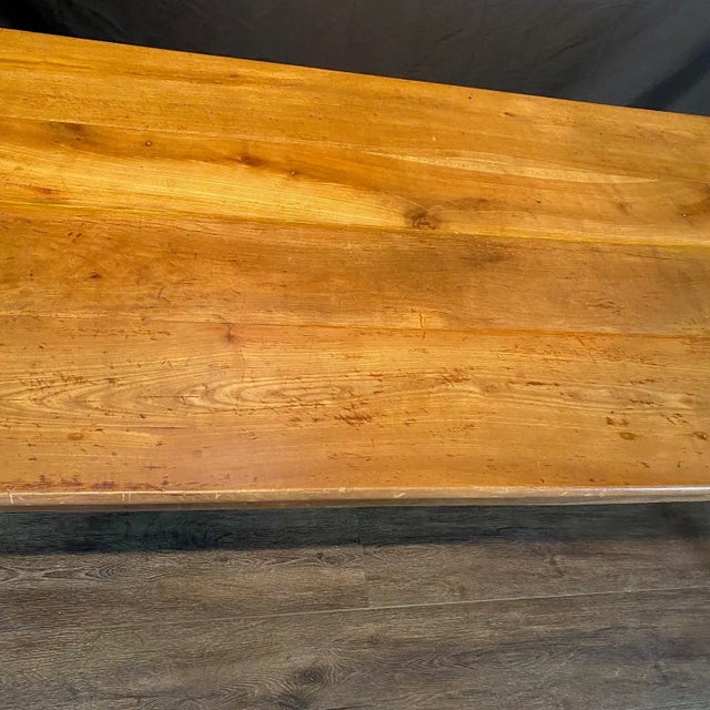 Antique Country French Farmhouse Dining Table From Provence For Sale - Image 14 of 14