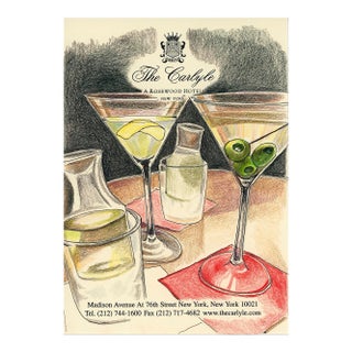 "Sidecar at Bemelmans" Giclee Print by Tess Ramirez For Sale