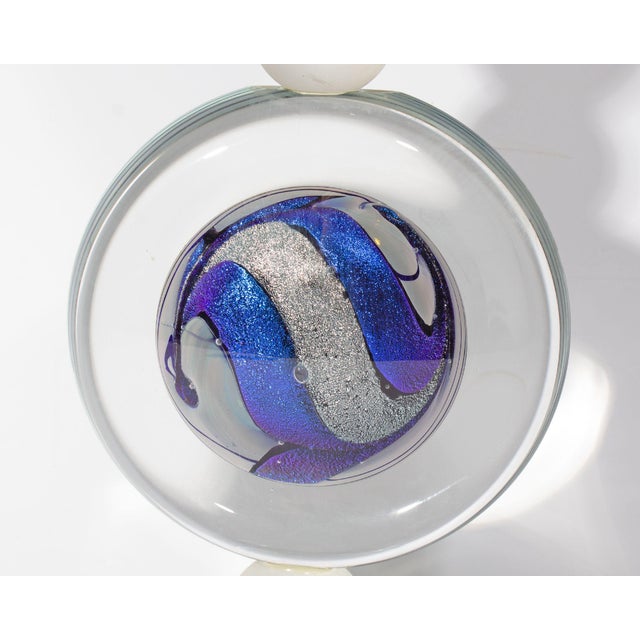 2001 Art Glass Sculptural Vase by Matthew Angell For Sale In Indianapolis - Image 6 of 7