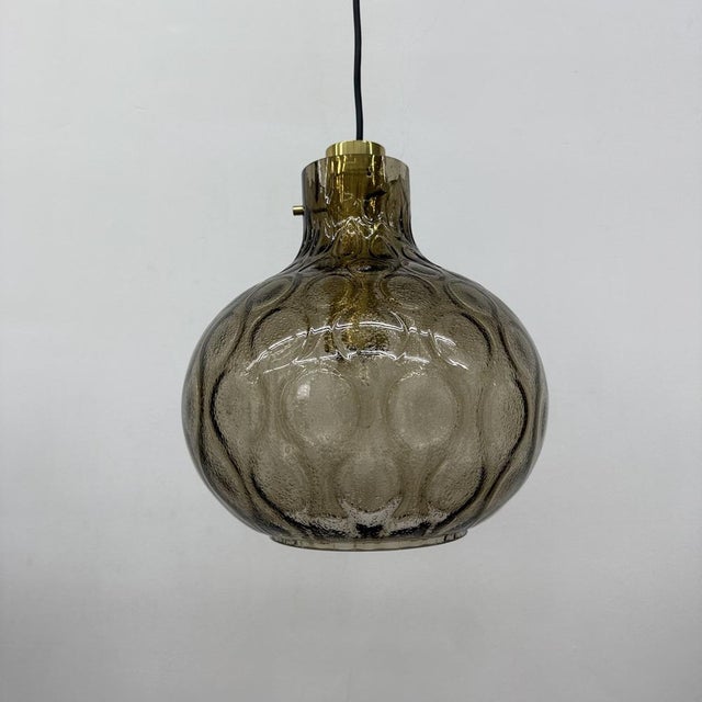 Glass Hanging Lamp from Glashütte Limburg, 1970s For Sale - Image 16 of 18