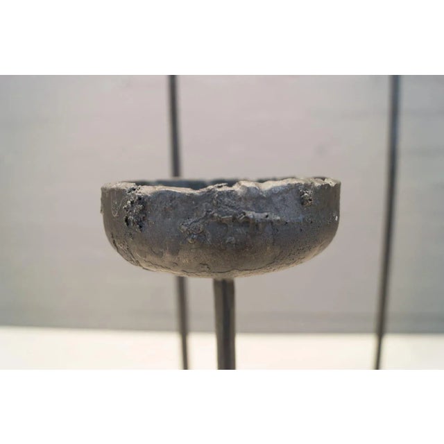 Wrought Iron Candleholders by Manfred Bredohl for Bredohl Design Vulkanschmiede, 1970s, Set of 2 For Sale - Image 14 of 16