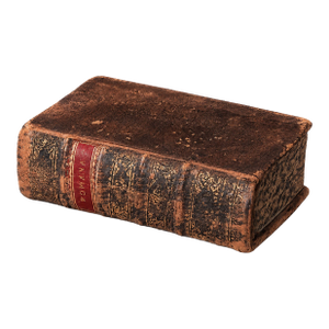 Rare Miniature Pocket Size Respublica Romana Elzevir Press Full Leather Binding 1629 Antique Book