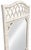 Chinoiserie Vintage Chinoiserie Faux Bamboo Mirror – Ivory White Lacquer For Sale - Image 3 of 6
