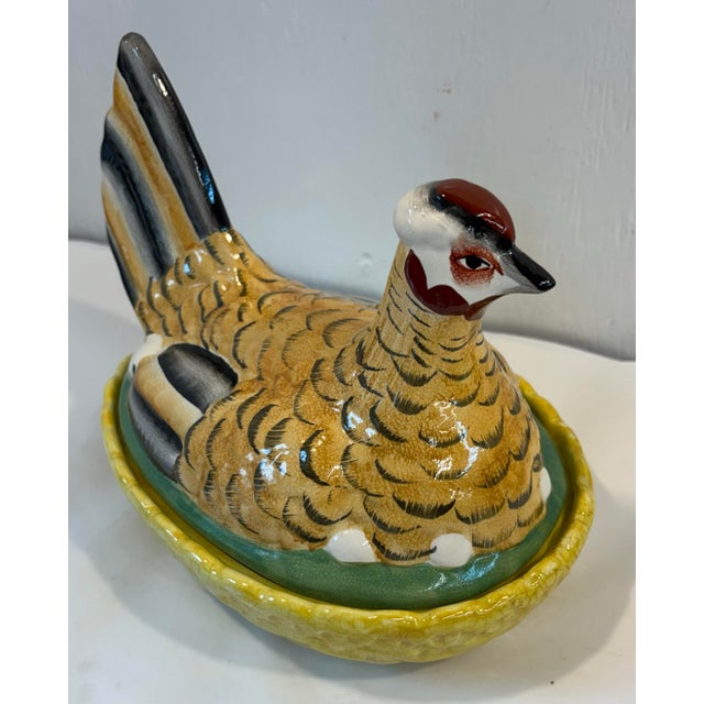 Staffordshire Antique English Staffordshire Hen on Nest Tureen For Sale - Image 4 of 12