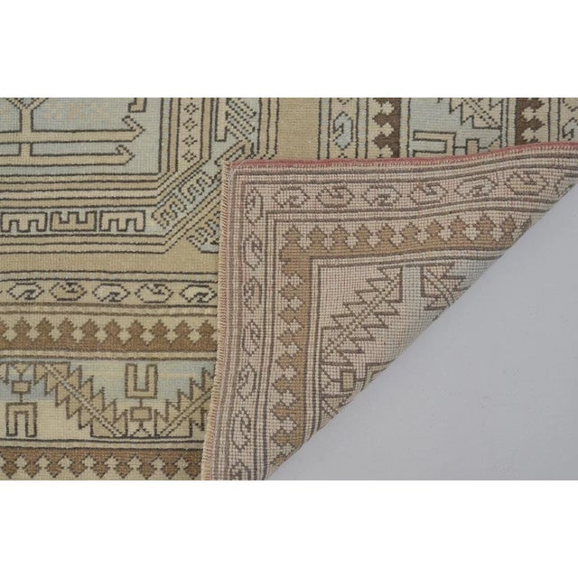 Handmade wool carpet in Turkish Anatolia , Vintage Oushak Rug,Turkish Vintage Anatolian Rug, Handmade wool Rug . One Of...