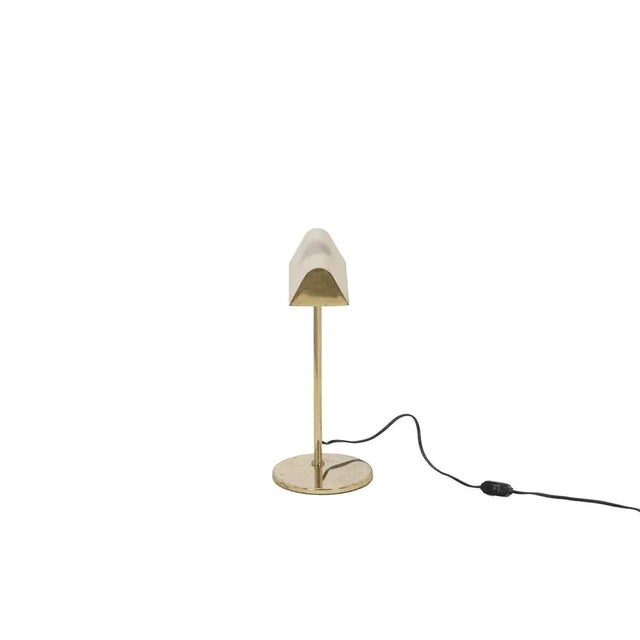 Library Lamp in Gilded Brass, 1970s, in Good conditions. This piece is designed in the style of the selected designer...
