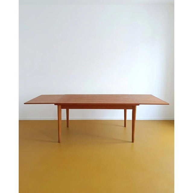 Vintage Danish Teak Extensions Table from BRDR Furbo, 1960s For Sale - Image 4 of 6
