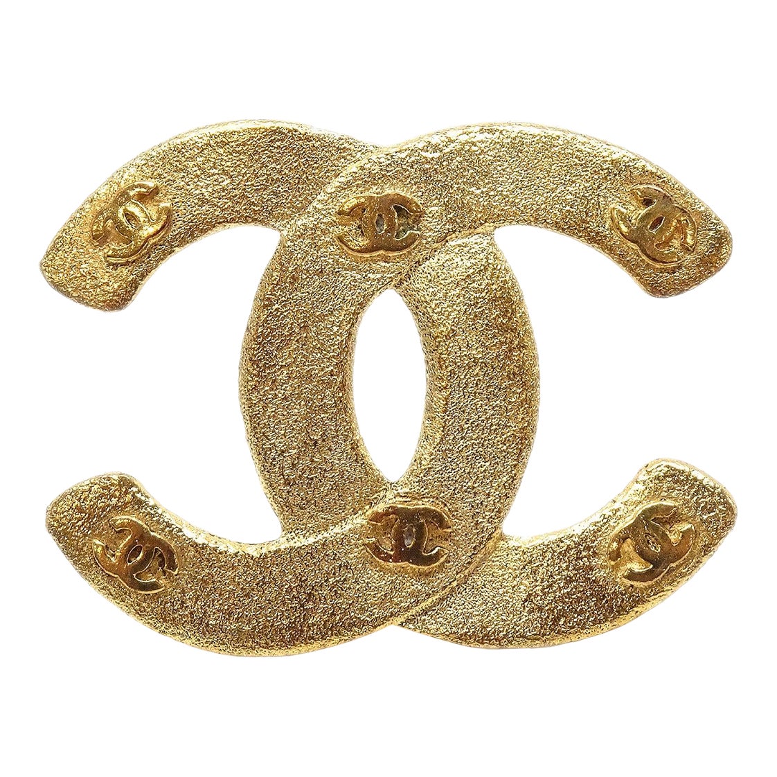 Chanel Brooch Pin Gold 1264/29 68359 Chairish