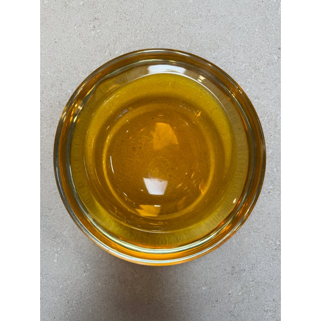 Canary Murano Glass Bowl, Italy, 1970s For Sale In Los Angeles - Image 6 of 6