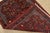 Hamedan Rug 2’10” X 4’6” Red Wool Vintage Tribal Hand-Knotted Carpet For Sale - Image 9 of 10