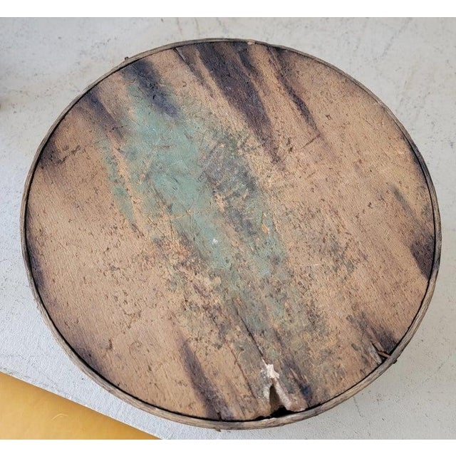 19thc Original Painted Blue / Aqua Pantry Box For Sale In Los Angeles - Image 6 of 6