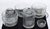 Victorian 1960s Arcoroc France Crystal Breakfast 7 Bowls & Jelly Jar - 8 Pieces For Sale - Image 3 of 14