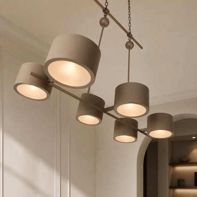 Contemporary Sputnik Chandelier with Six Arms by Simoeng for Simoeng For Sale - Image 3 of 9
