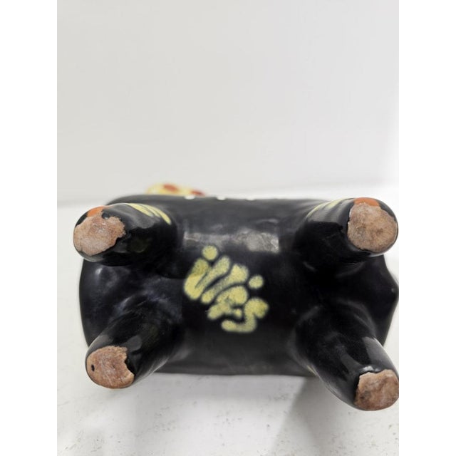 Vintage Cow Figurine Napkin Holder from Illés Ceramic, 1960s For Sale - Image 4 of 11