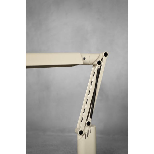 Vintage Scandianavian Beige Plastic Table Lamp by Tom Ahlström & Hans Ehrich for Fagerhults, 1975 For Sale - Image 10 of 17