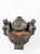 1990s Monumental Neoclassical Terracotta Urn With Winged Sphinx Handles and Faux-Bronze Patina For Sale - Image 5 of 11