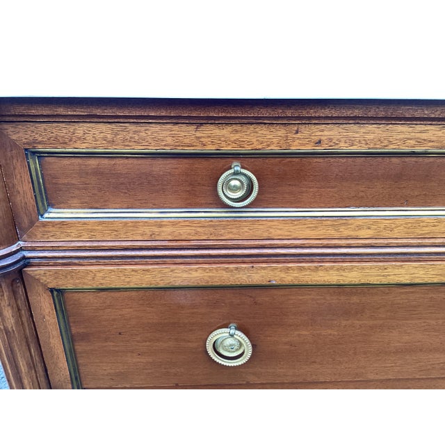 French Louis XVI-Style Commode W/ Marble Top For Sale - Image 11 of 13