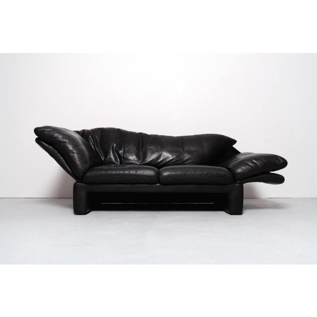 Mid-Century Leather Sofa from Bruhl & Sippold, Germany, 1990s For Sale - Image 6 of 9