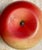 Stone Mid 20th Century Red & Yellow Alabaster Apple Decoration Paperweight Decoration For Sale - Image 7 of 11