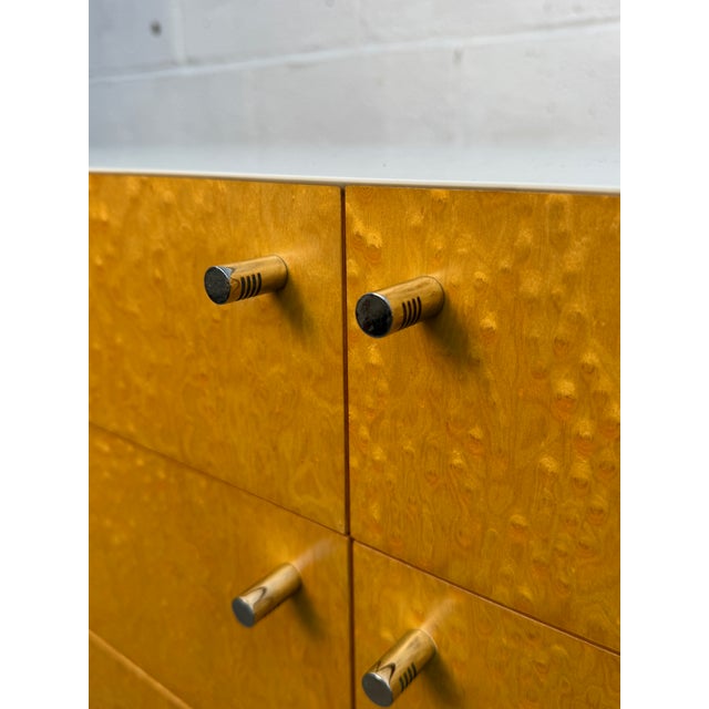 Mid 20th Century Modern Birdseye Maple Twelve-Drawer Dresser For Sale - Image 16 of 18