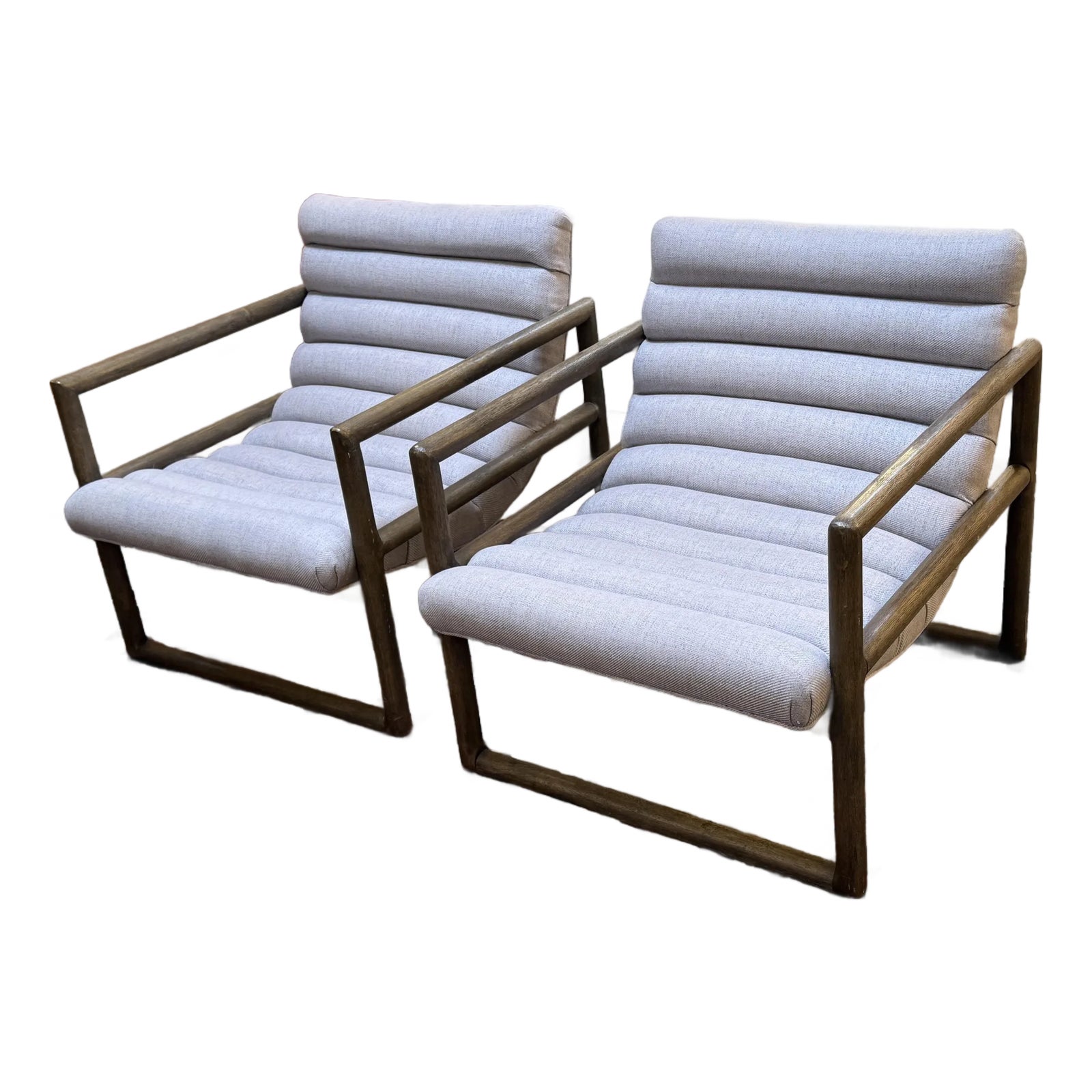 Four Hands Kensington Fitz Arm Chairs, Pair | Chairish