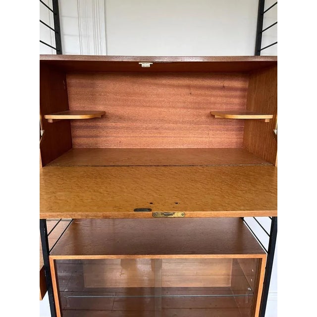 Black Ladderax System with Shelving, Storage and Desk by Staples for Heals of London, 1960s For Sale - Image 8 of 12