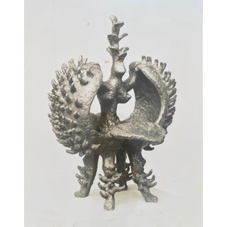 Adolph Studly, Vintage Silver Gelatin Photograph Jacques Lipchitz Bronze Sculpture Photo Signed, 1942 For Sale