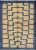 Vintage Mid-Century Modern Tulu Turkish Rug With Tribal Pattern in Blue and Soft Gold For Sale - Image 12 of 12