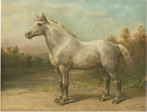 O. Eerelman, Boulon Horse, 1898, Print