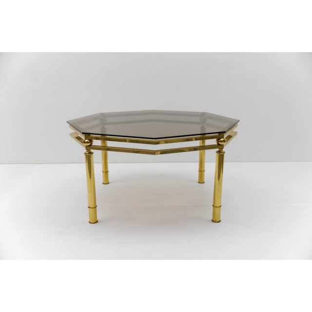 Vintage Italian Octagonal Regency Coffe Table, 1970s For Sale - Image 9 of 9