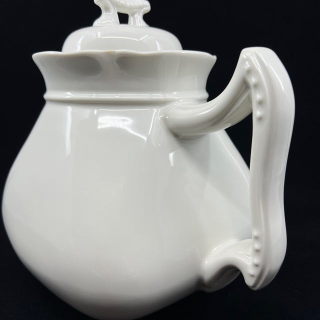 Vintage 1960s Red Cliff Montcliff 8 Cup Ironstone Tea Pot For Sale - Image 9 of 11