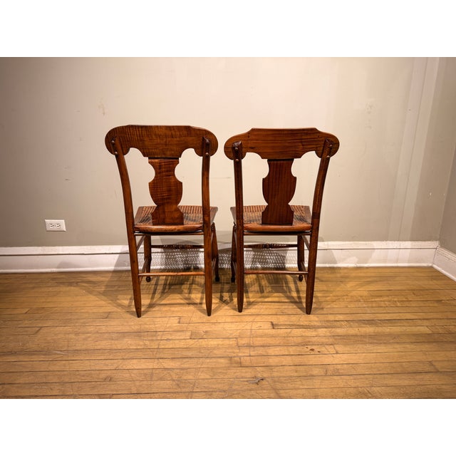 Pair of Antique Rosewood Chairs For Sale - Image 4 of 6