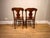 Pair of Antique Tiger Maple Chairs For Sale - Image 4 of 6