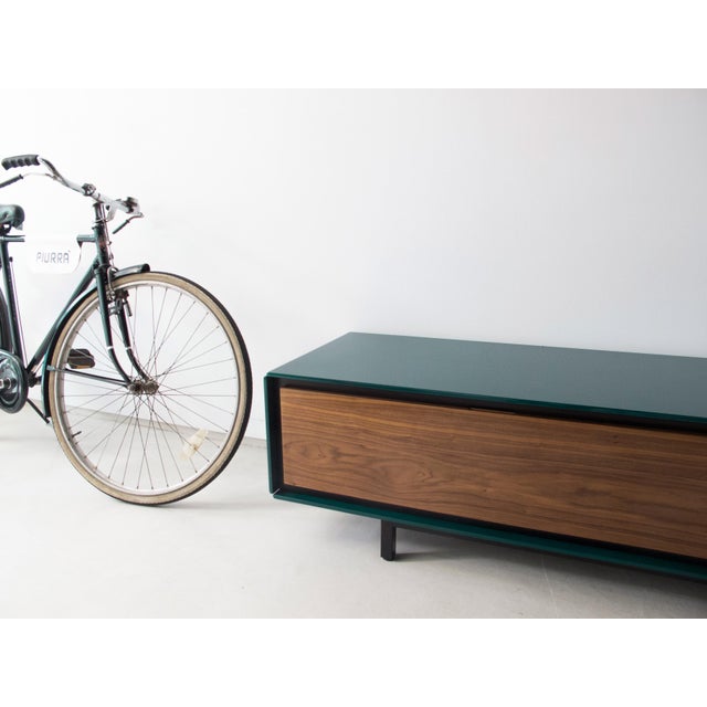 Not Yet Made - Made To Order Aro 25.150 Teal Lacquered Sideboard from Piurra For Sale - Image 5 of 6