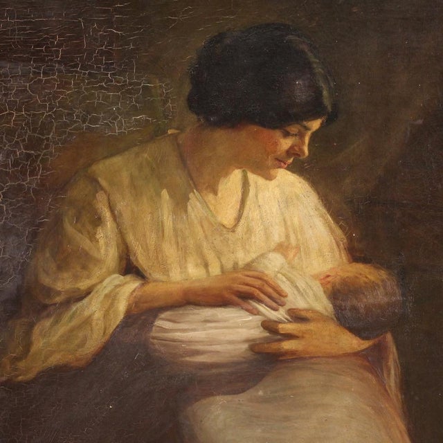 Spanish Artist, Interior Scene, 1920, Oil on Canvas, Framed For Sale - Image 3 of 16