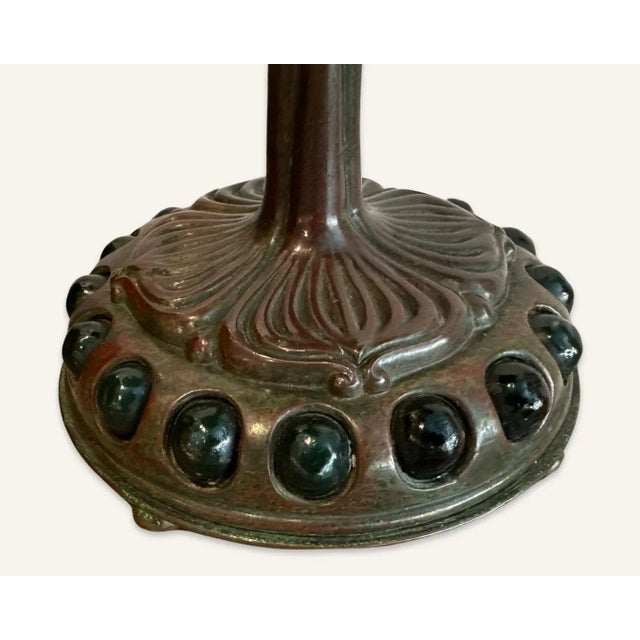 1900 - 1909 Tiffany Studios Turtle Back Desk Lamp Circa 1900 For Sale - Image 5 of 12