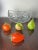 Glass Bowl with Fruits, Italy, 1960s, Set of 5 For Sale - Image 4 of 9