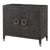 Century Furniture Charleston 2 Door Chest, Black For Sale