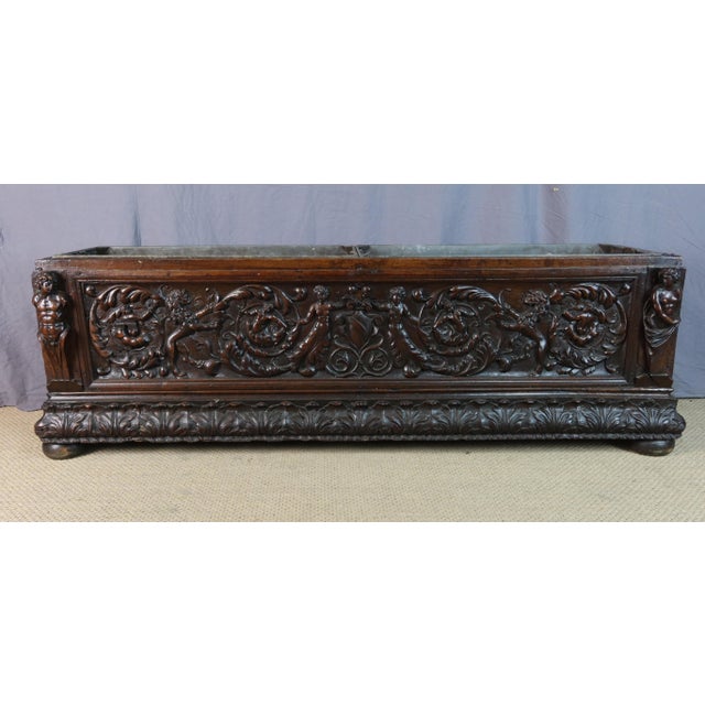 Renaissance Planter in Carved Walnut For Sale - Image 13 of 13