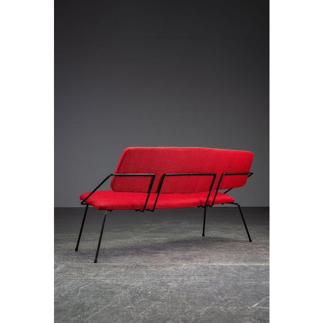Metal Minimalist Bench by Rudolf Wolf For Sale - Image 7 of 14